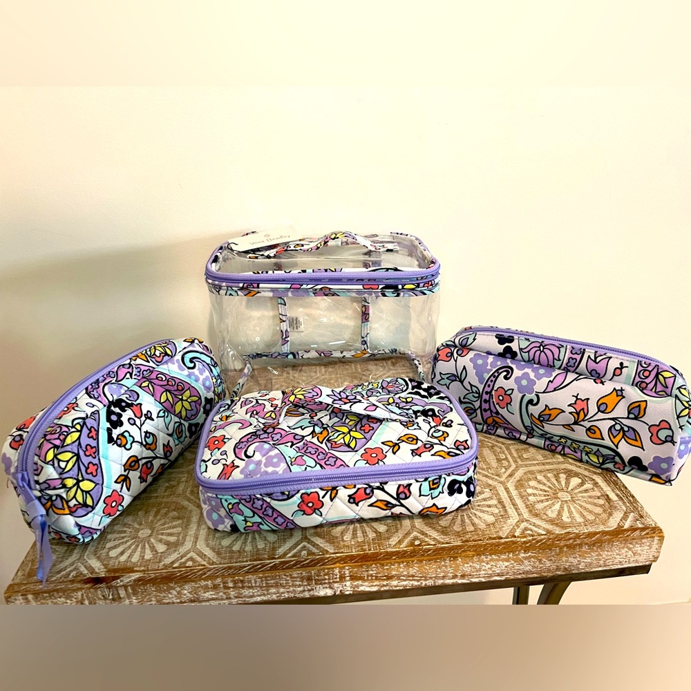 Vera Bradley 4 Piece Cosmetic Organizer